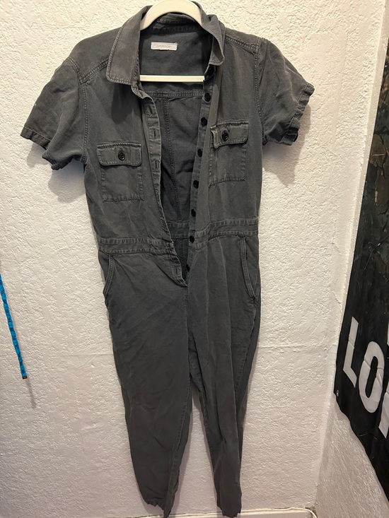 Outerknown Pants - Outerknown Charcoal Gray Collared Shirt Jacket